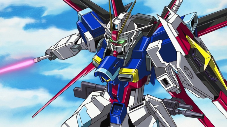 Gundam with beam sword