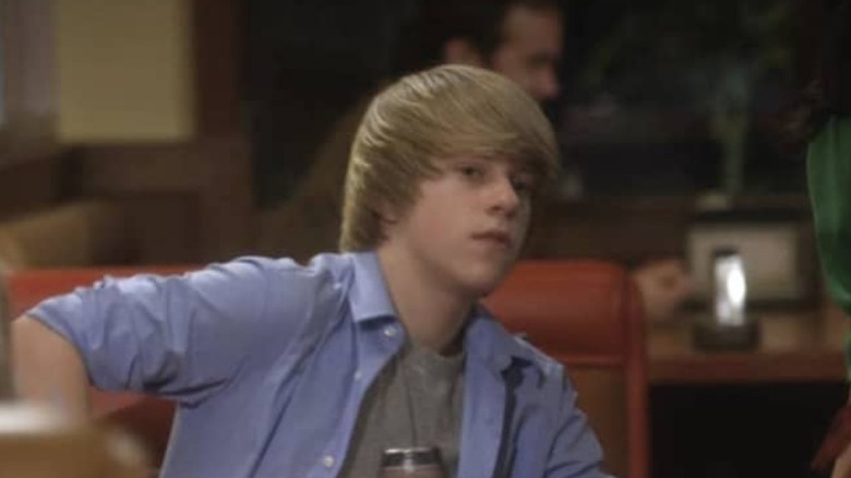 Jackson Odell in a restaurant