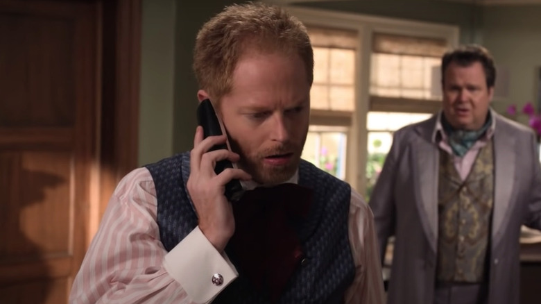 Mitchell Pritchett on the phone on Modern Family