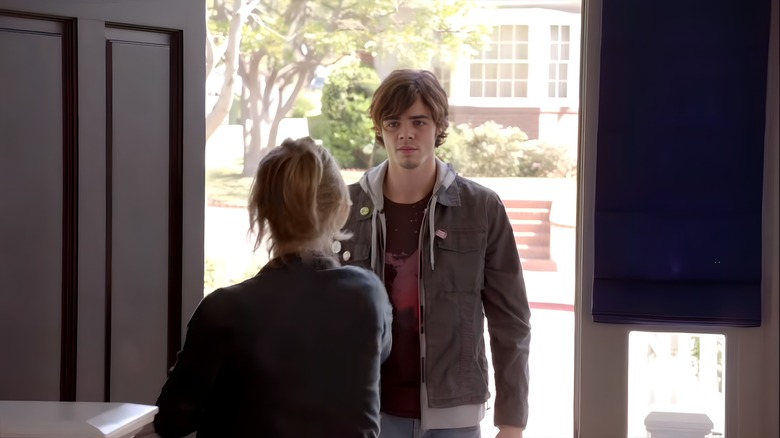 Haley finds Dylan at the door