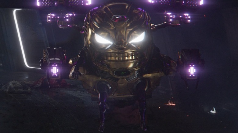 MODOK wearing his helmet