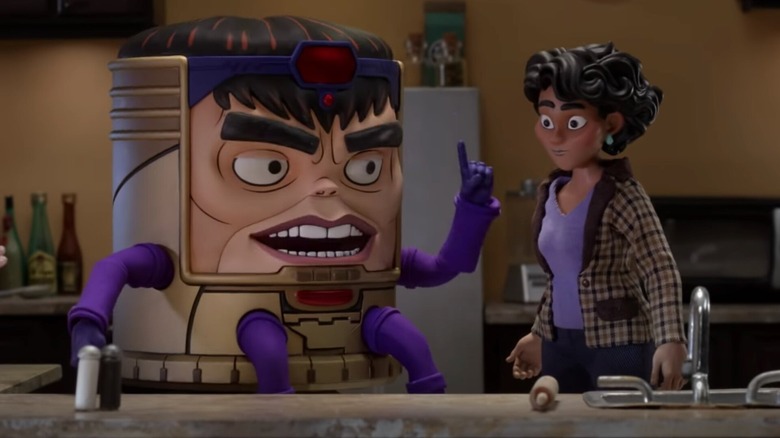 MODOK talking to his wife