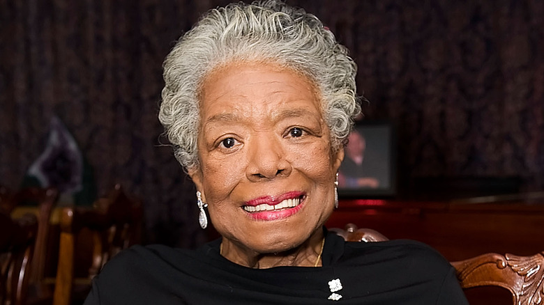 Maya Angelou smiles