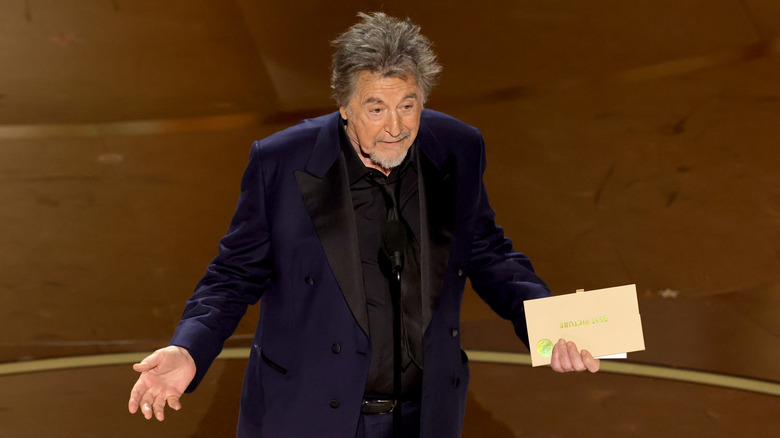 Al Pacino presenting 