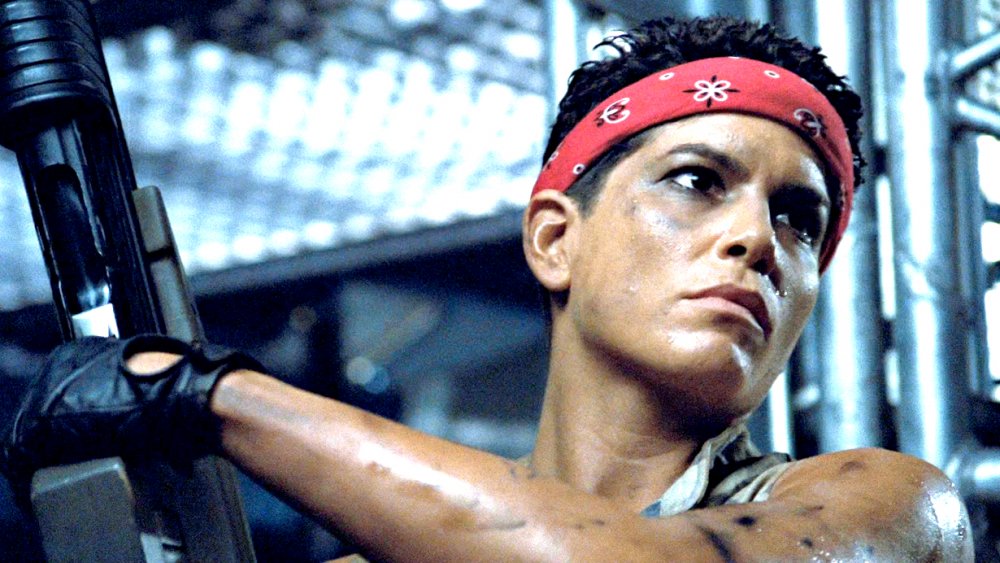 Jenette Goldstein as Vasquez in 'Aliens'