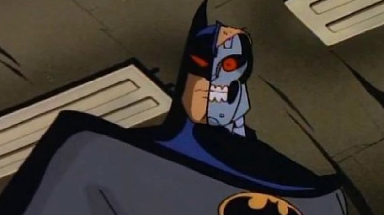 Duplicate Batman observing