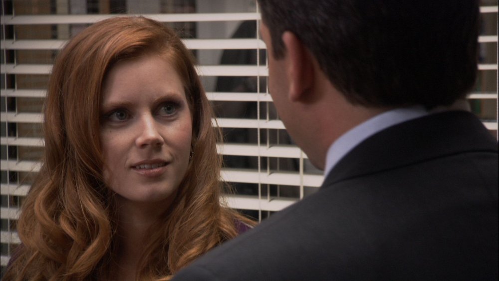 Amy Adams and Steve Carell in The Office