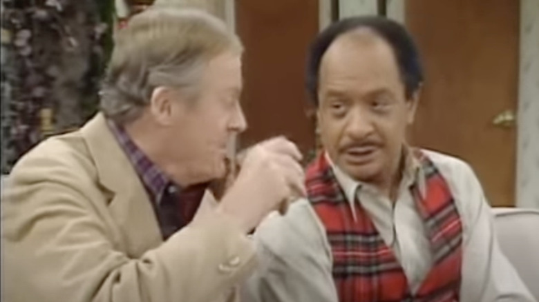 Franklin Corver and Sherman Hemsley in "Father Christmas" The Jeffersons