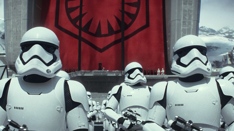 First Order Stormtroopers organized at rally