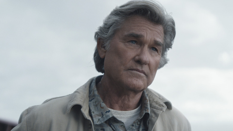 Kurt Russell being gloomy 