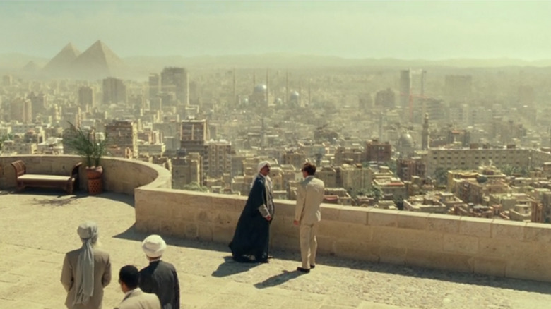 A scene of Egypt from "Wonder Woman 1984"