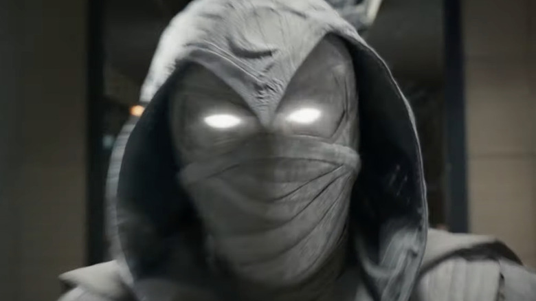 Moon Knight wearing his costume