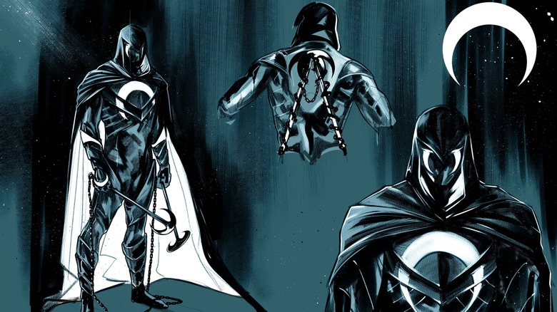 Moon Knight's new costume and weapons