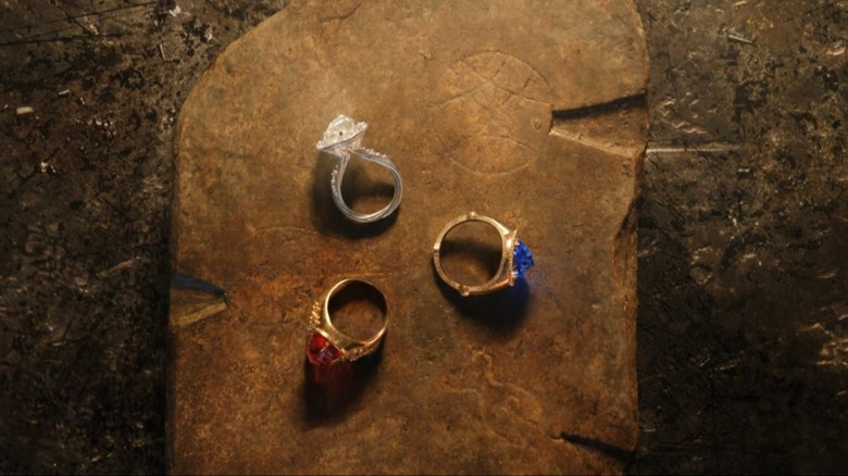 The Three Rings shown from above
