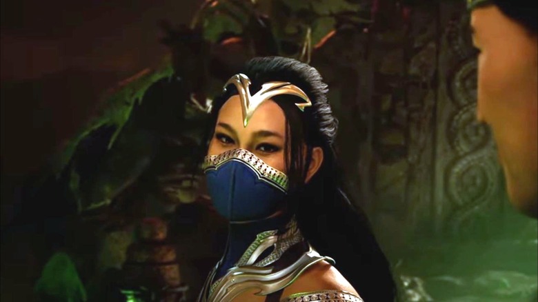 Kitana in blue mask