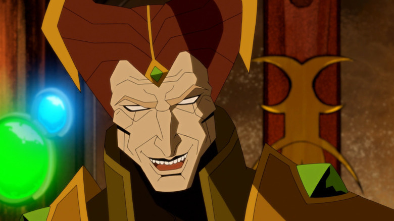 Shinnok smiling