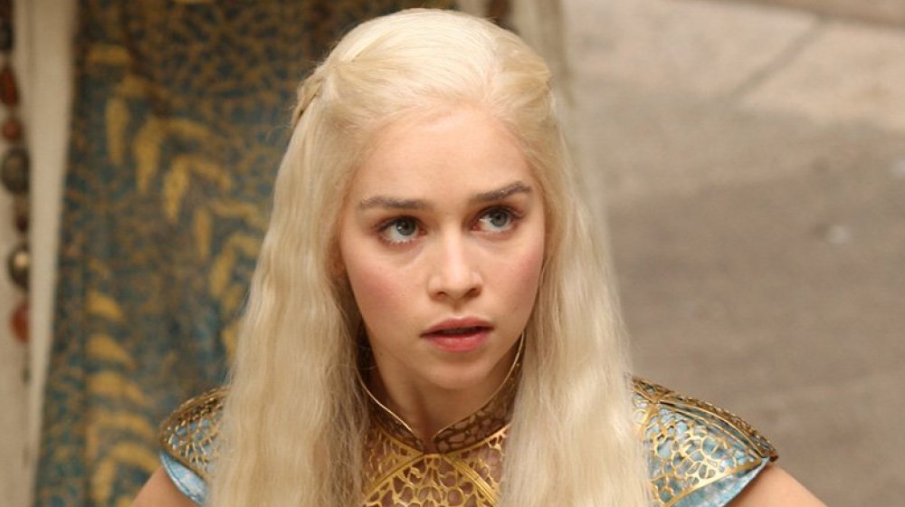 Emilia Clarke as Daenerys Targaryen in Game of Thrones