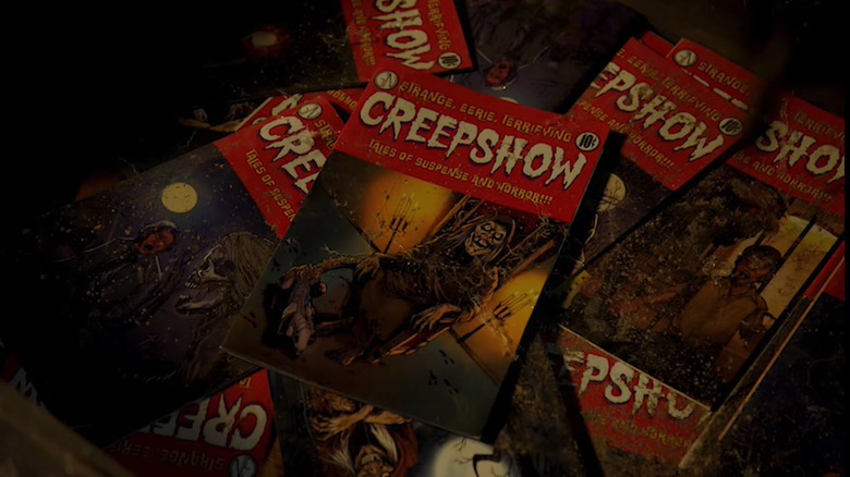 Creepshow comics pile