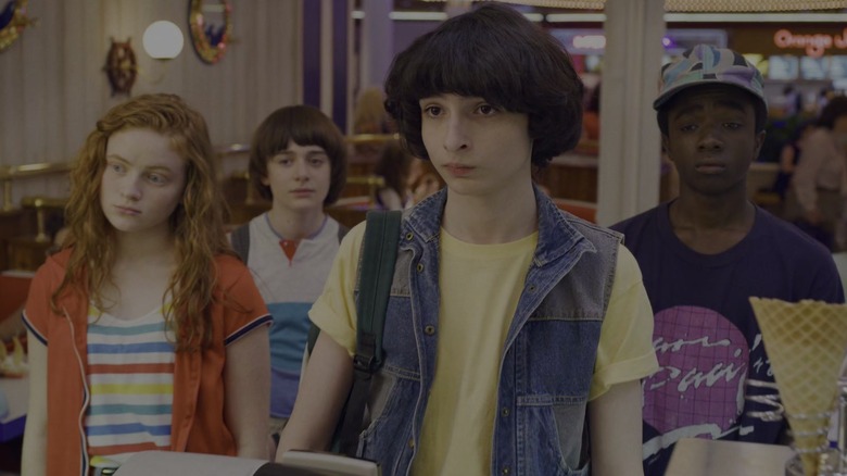 Stranger Things kids in mall