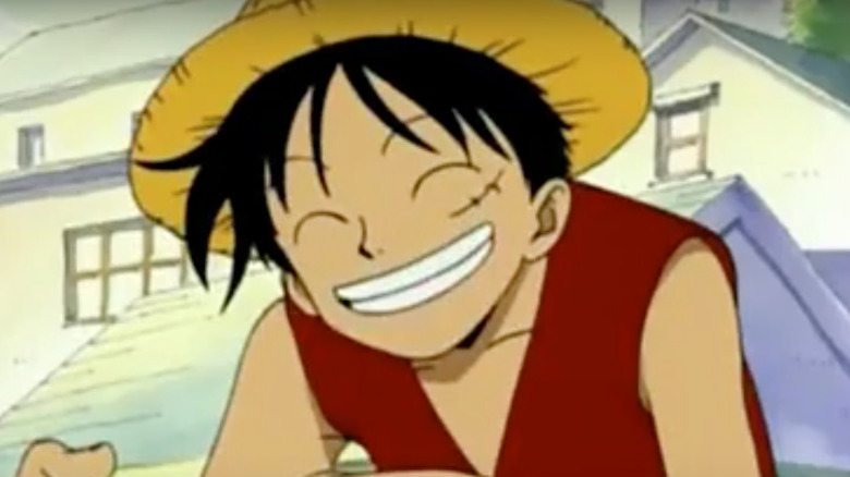 Monkey D. Luffy grins 