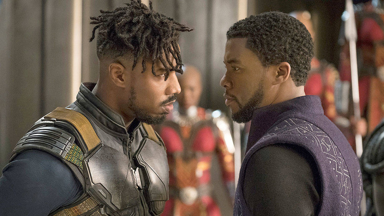 T'Challa accepts Killmongers challenge Black Panther