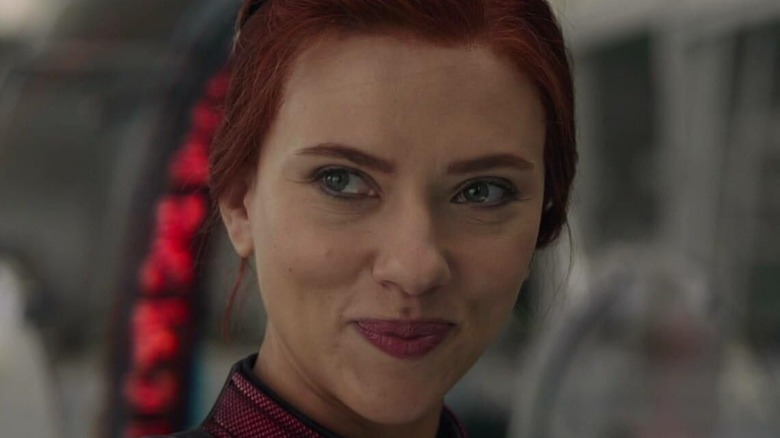 Natasha smiling Avengers: Endgame