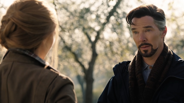 Doctor Strange speaks to Wanda Maximoff