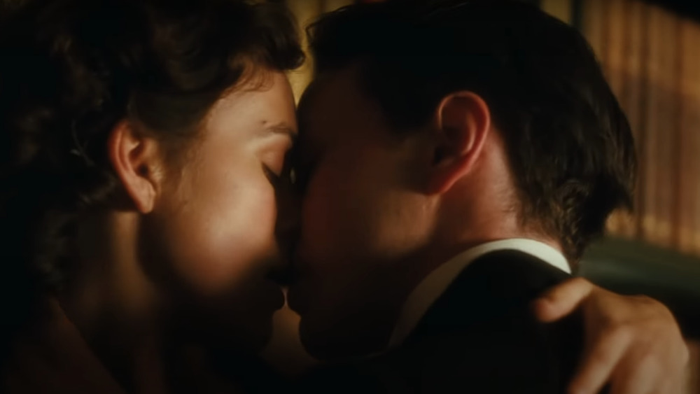 Atonement kiss close-up