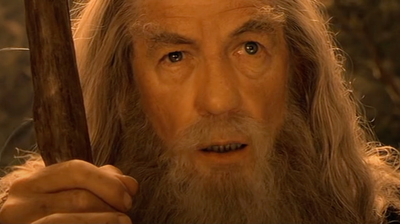 Gandalf disrupts the Council of Elrond