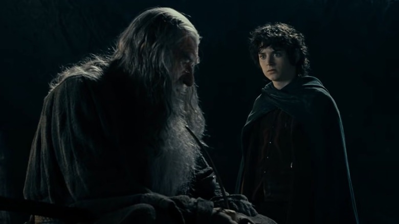Gandalf counsels Frodo
