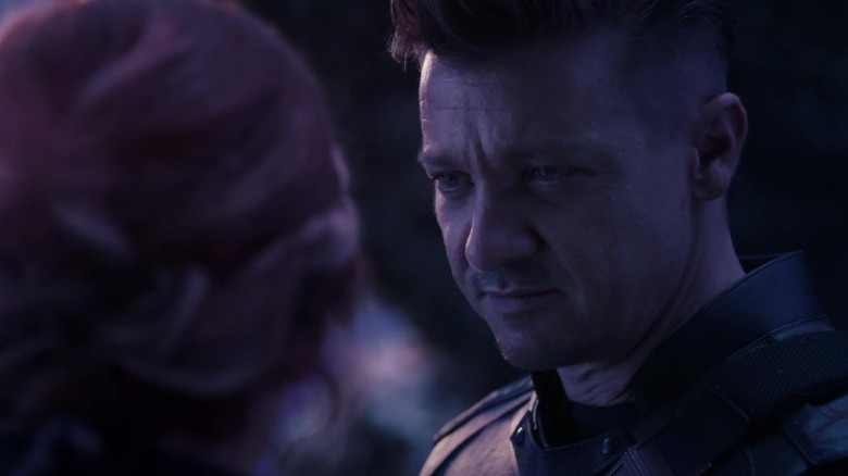 Hawkeye and Natasha on Vormir