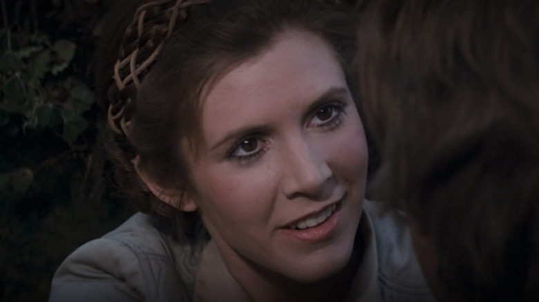 Carrie Fisher as Princess Leia in Star Wars: The Return of the Jedi