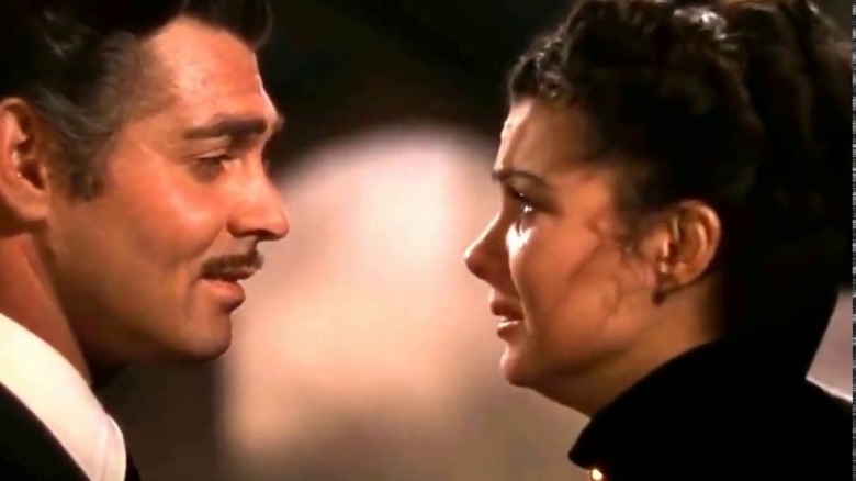 Rhett and Scarlett in Gone With The Wind