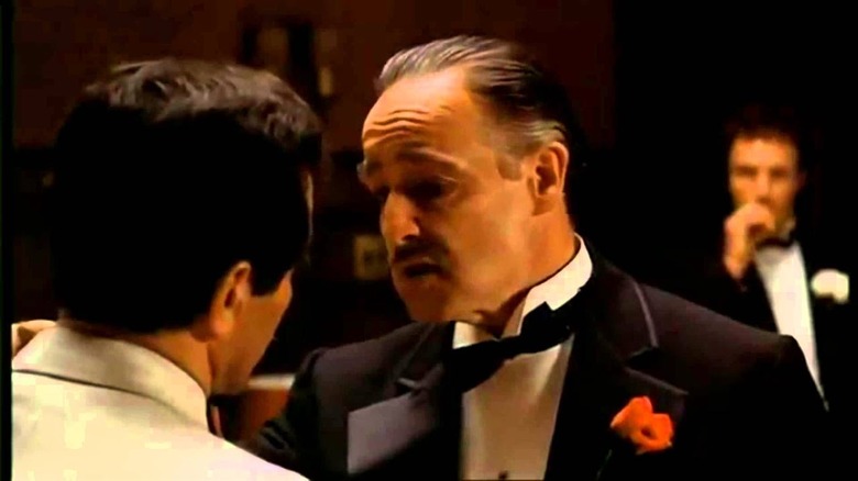 Corleone and Fontane talking in The Godfather