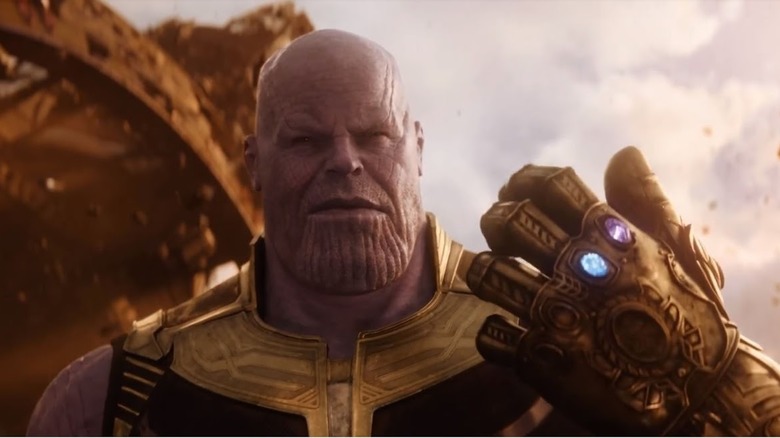 Thanos with two Infinity Stones