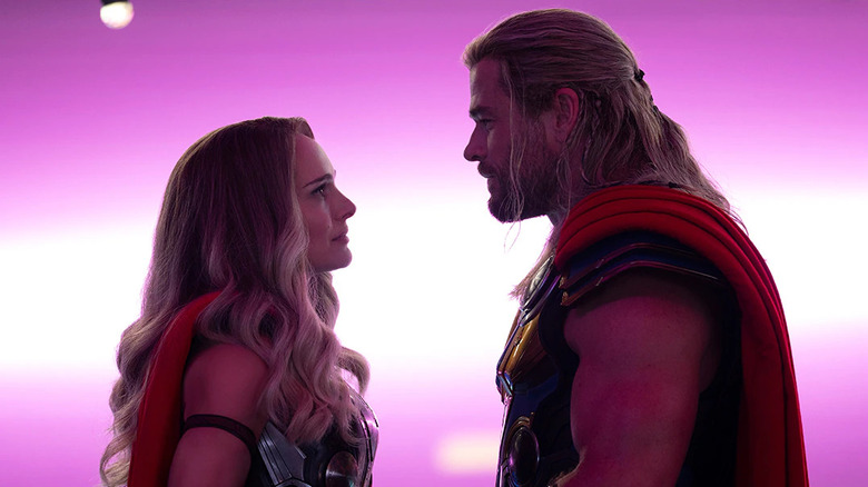 Thor, Jane Foster, purple sky