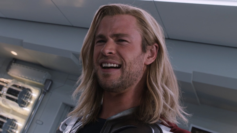 Thor smiling