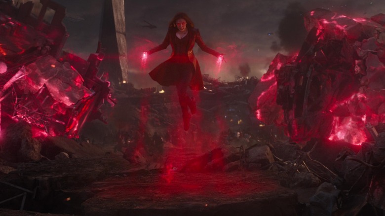 Wanda faces Thanos WandaVision