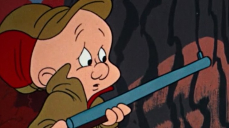 Elmer Fuddy with rifle