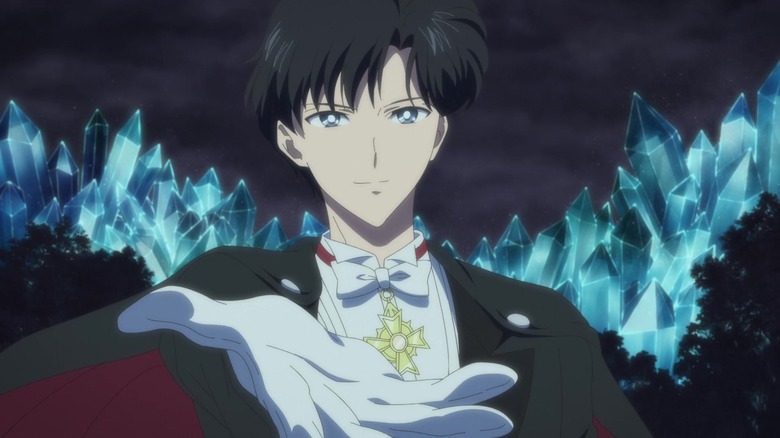 Tuxedo Mask extending hand