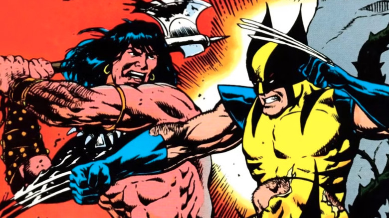 Wolverine fights Conan