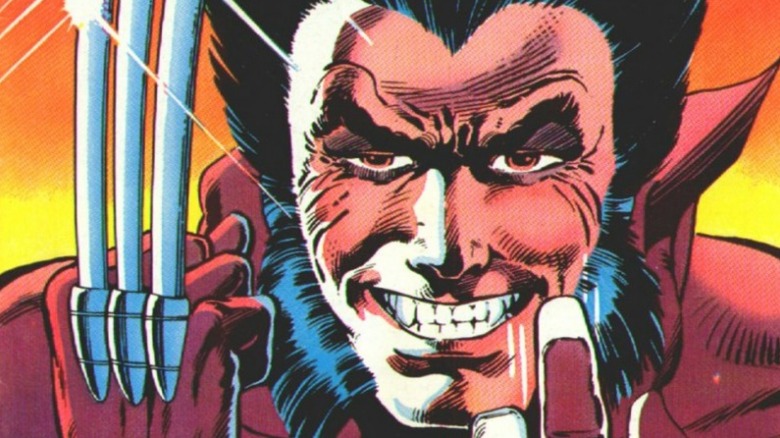 Wolverine smirking