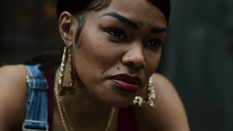 Teyana Taylor deep in thought