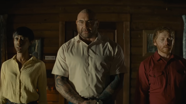 Dave Bautista confronting his captives