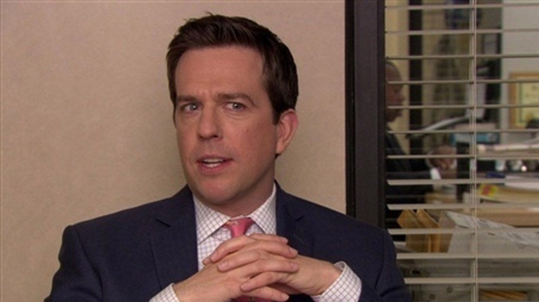 Andy Bernard talking