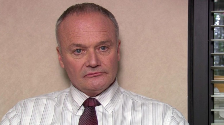 Creed Bratton scowling