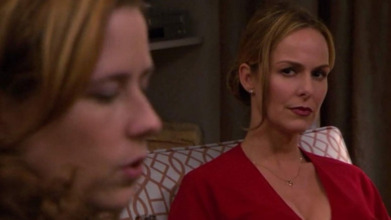 Jan Levinson glaring