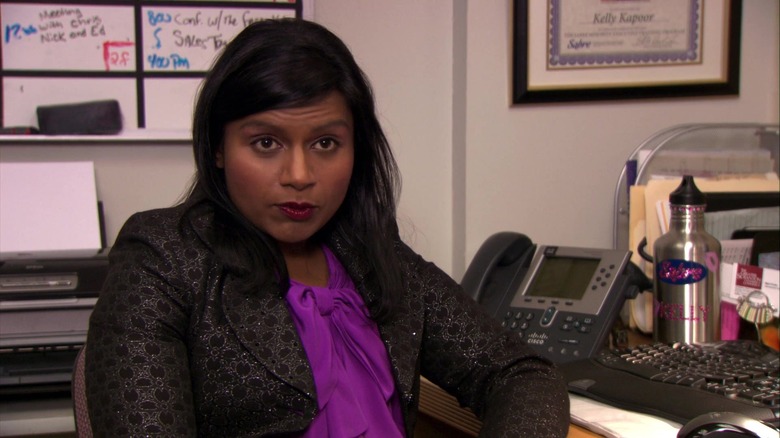 Kelly Kapoor listening