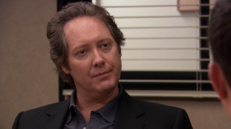 Robert California glaring