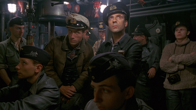 Crew aboard a submarine